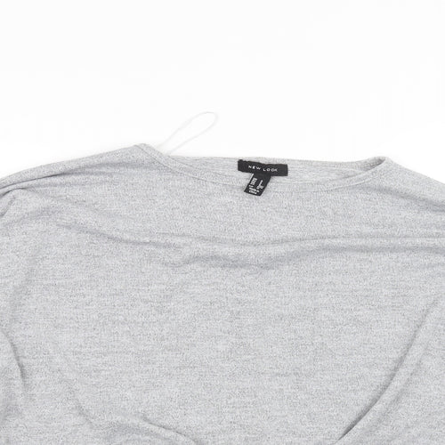 New Look Womens Grey   Basic T-Shirt Size S