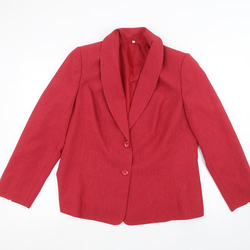 EWM Womens Red   Jacket  Size 14