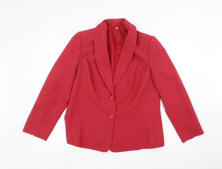 EWM Womens Red   Jacket  Size 14