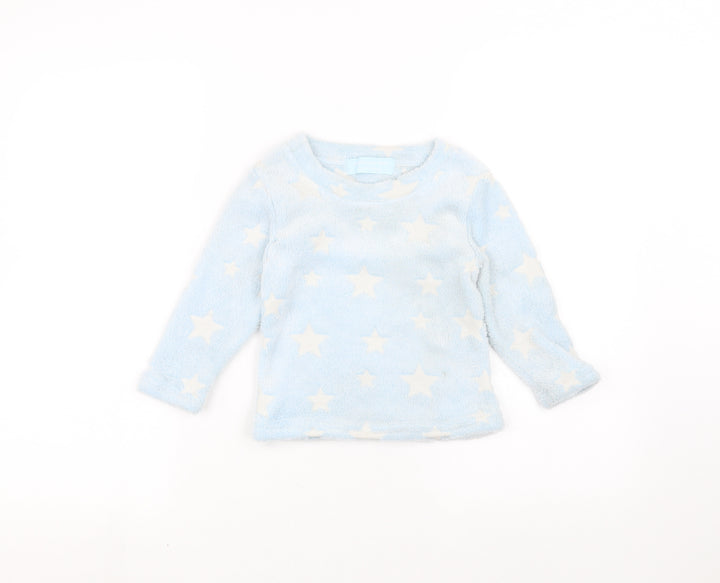 Glow in the dark Girls Blue Pullover Jumper Size 2-3 Years - Glow in the dark