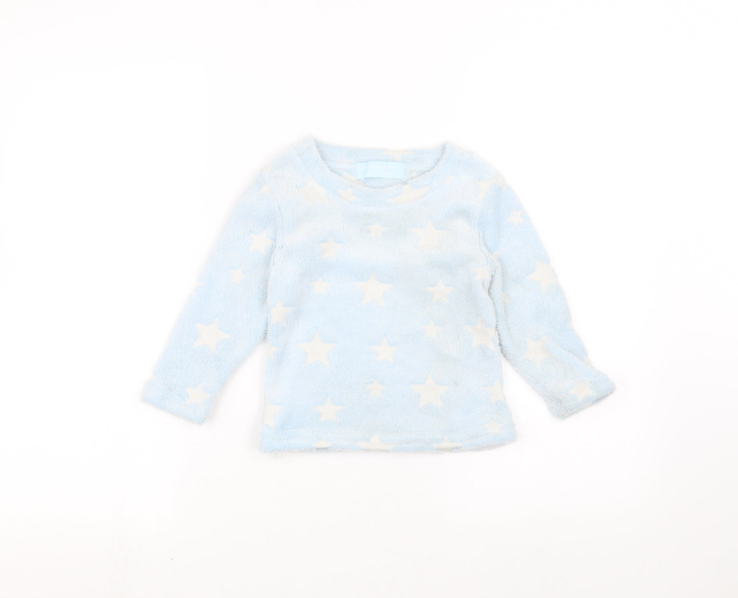 Glow in the dark Girls Blue   Pullover Jumper Size 2-3 Years  - Glow in the dark