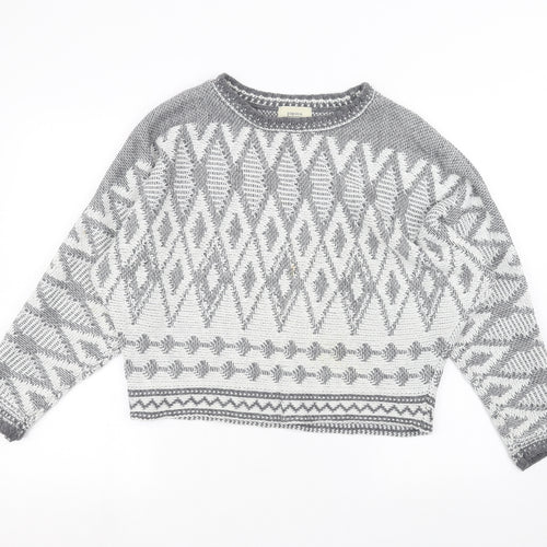 Papaya Womens Grey   Pullover Jumper Size M