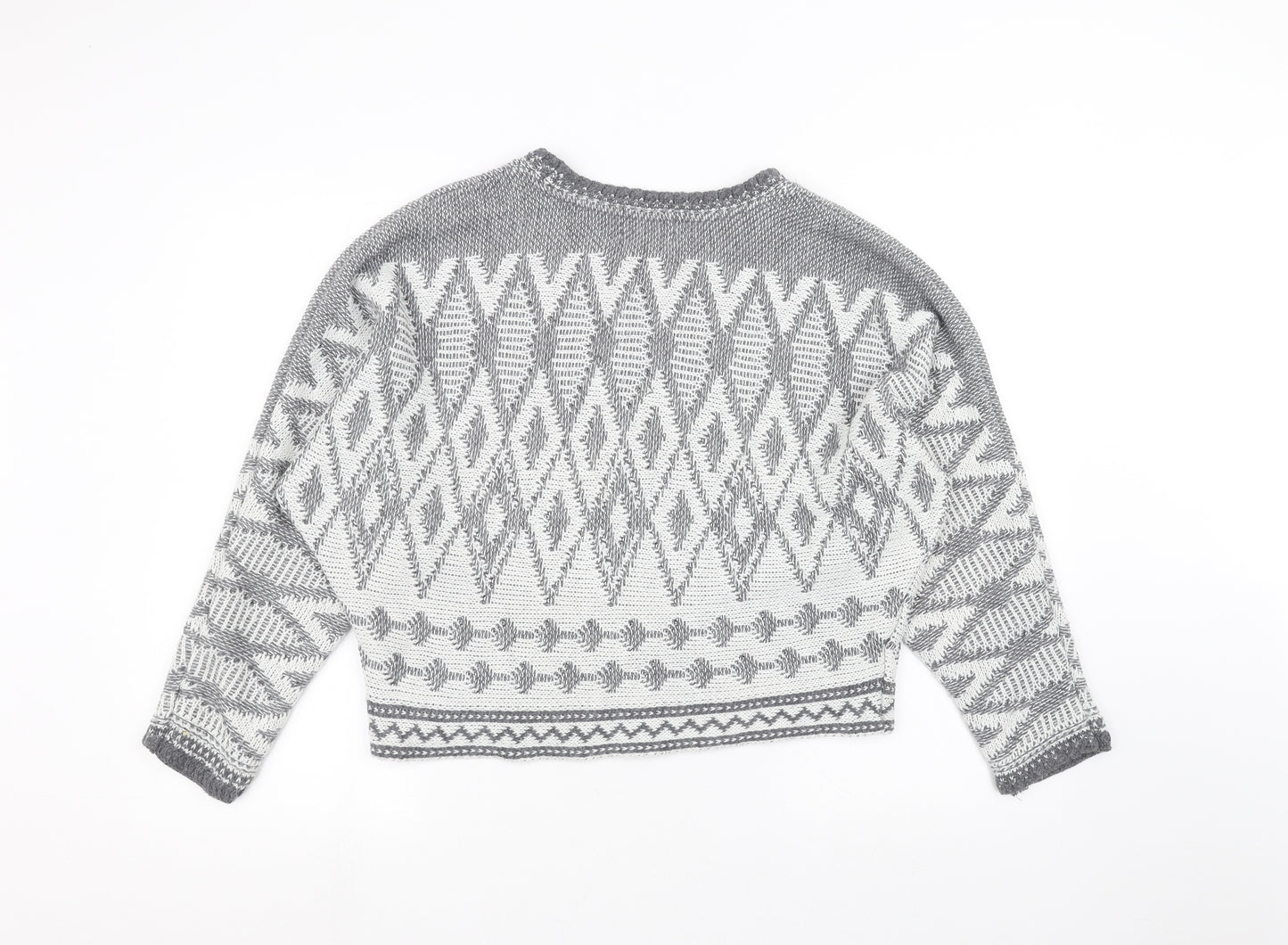 Papaya Womens Grey   Pullover Jumper Size M