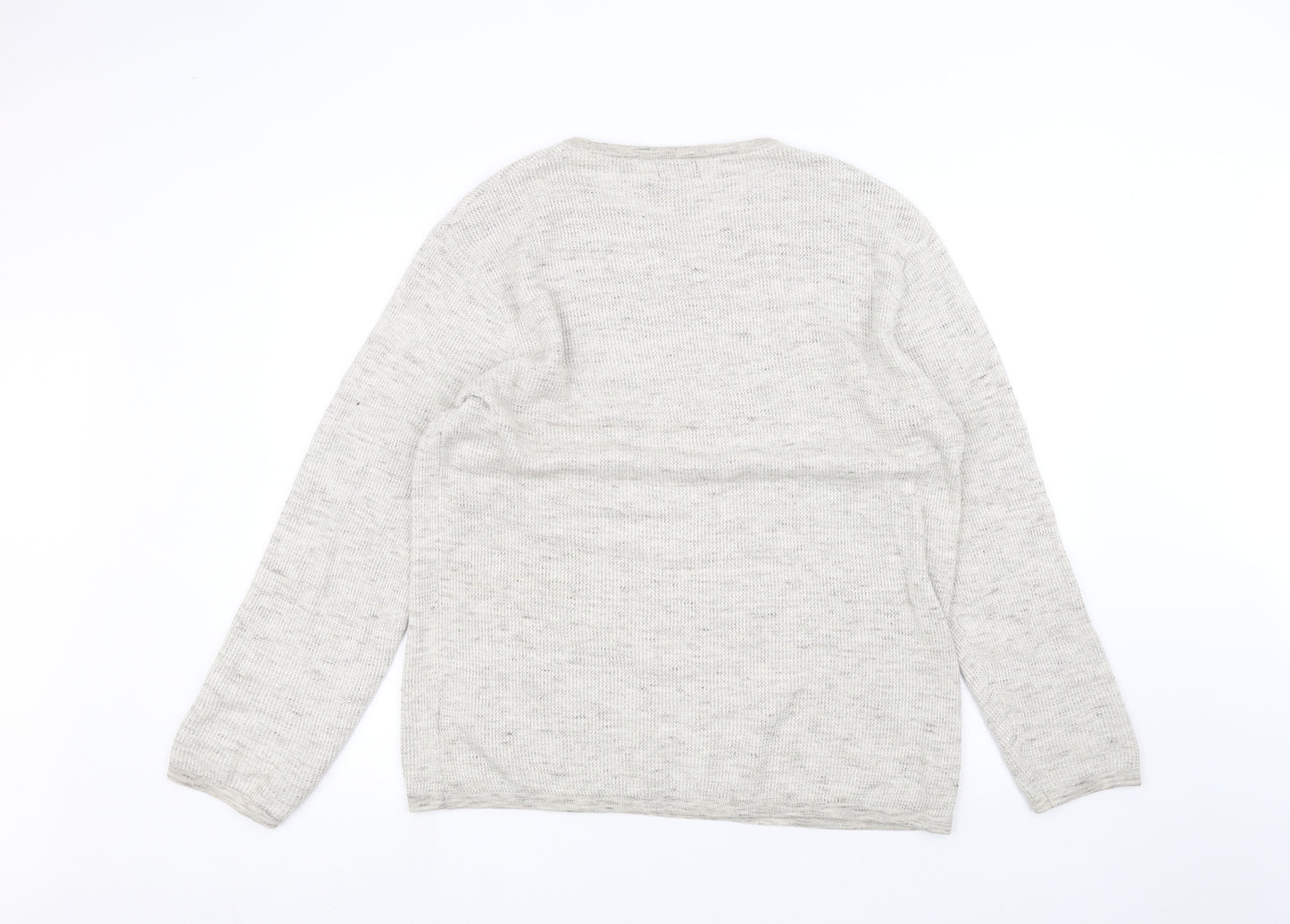 NEXT Mens White   Pullover Jumper Size L