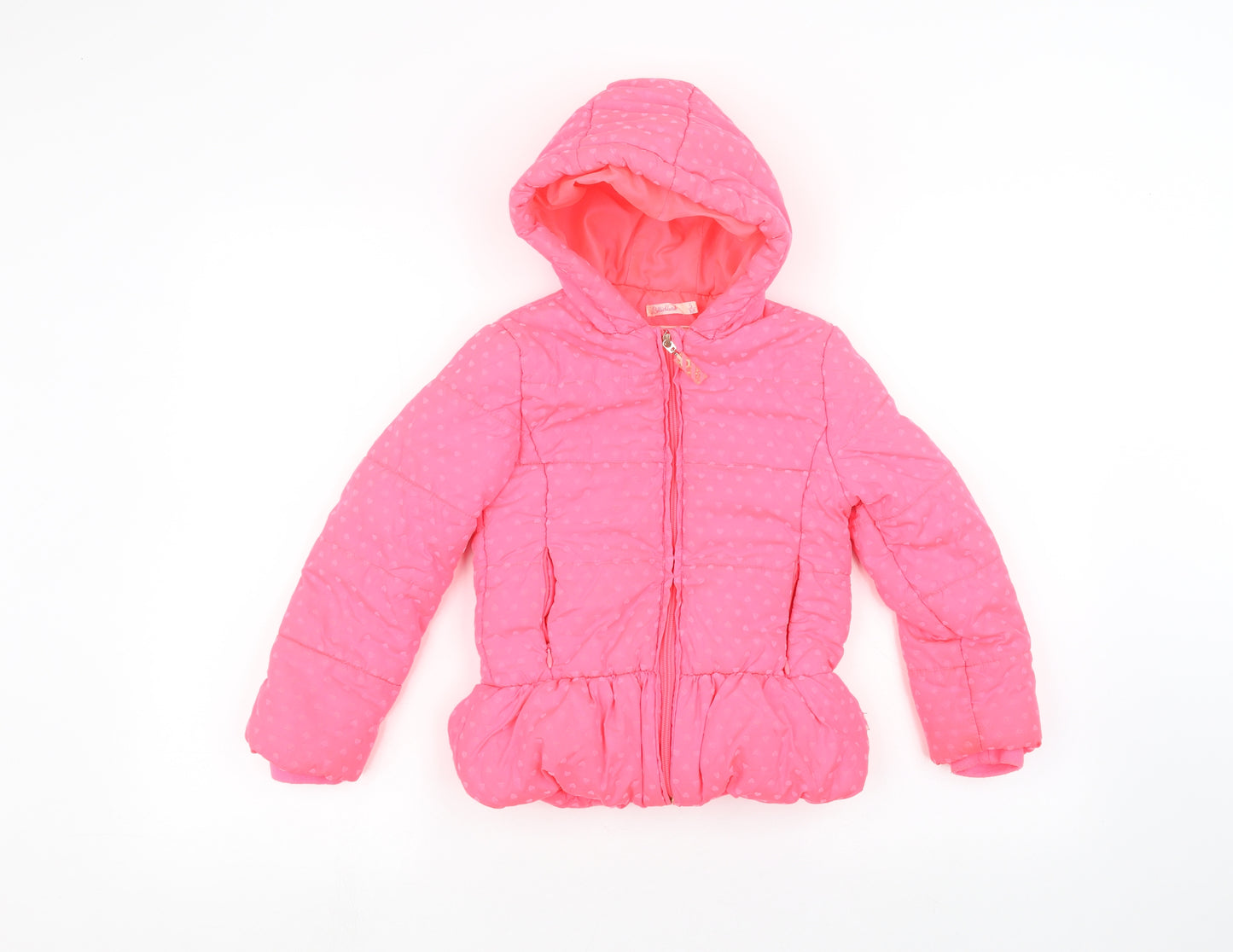 Billieblush Girls Pink   Puffer Jacket Coat Size 5 Years