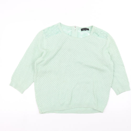 New Look Womens Green   Pullover Jumper Size 14