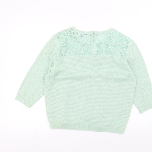 New Look Womens Green   Pullover Jumper Size 14