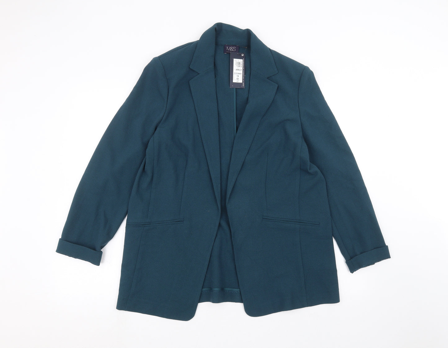 Marks and Spencer Womens Blue   Jacket  Size 14