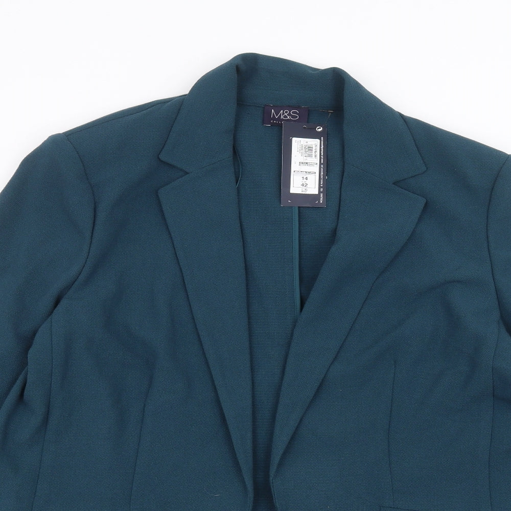Marks and Spencer Womens Blue   Jacket  Size 14