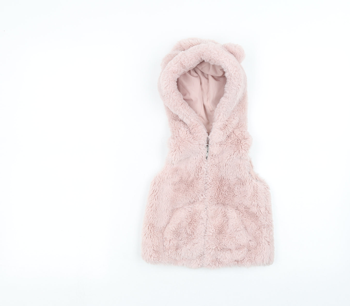 F&F Baby Pink   Parka Coat Size 18-24 Months