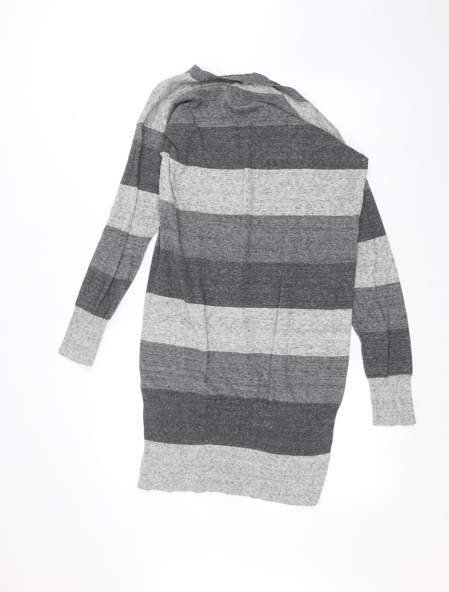 Gap Womens Grey Striped  Basic T-Shirt Size S