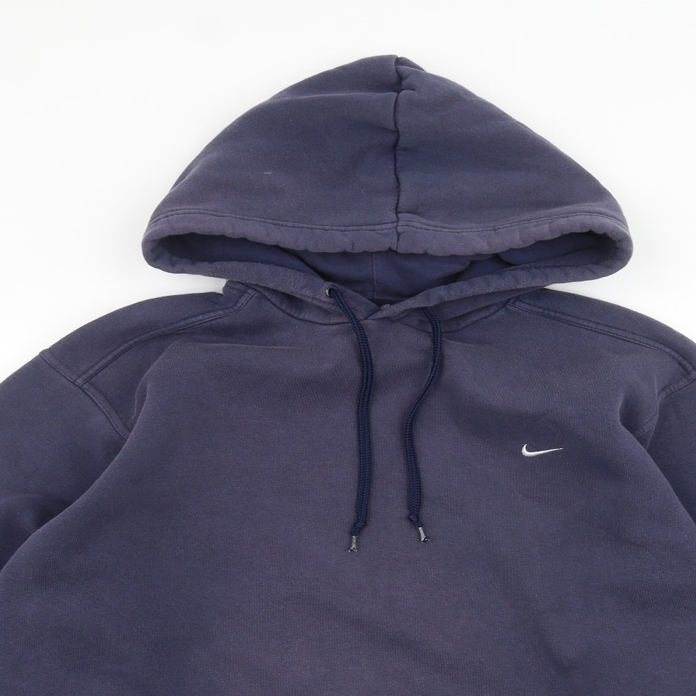 Nike Womens Blue   Pullover Hoodie Size M