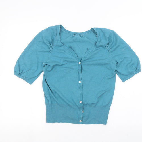 Preworn Womens Blue   Cardigan Jumper Size 10