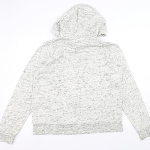 H&M Mens White   Pullover Hoodie Size L