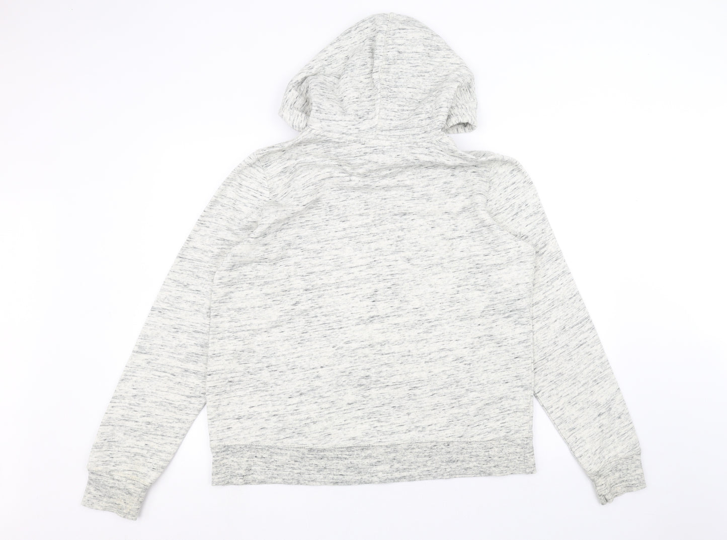 H&M Mens White   Pullover Hoodie Size L