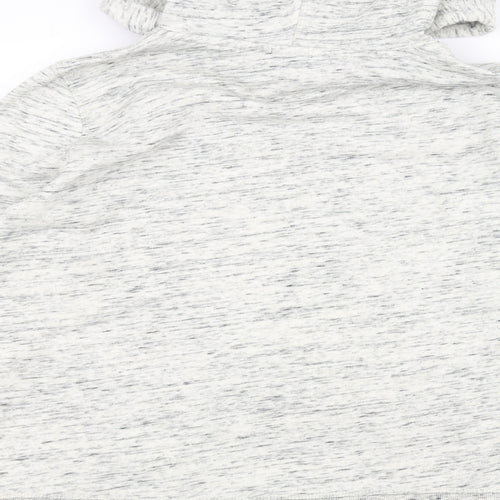 H&M Mens White   Pullover Hoodie Size L