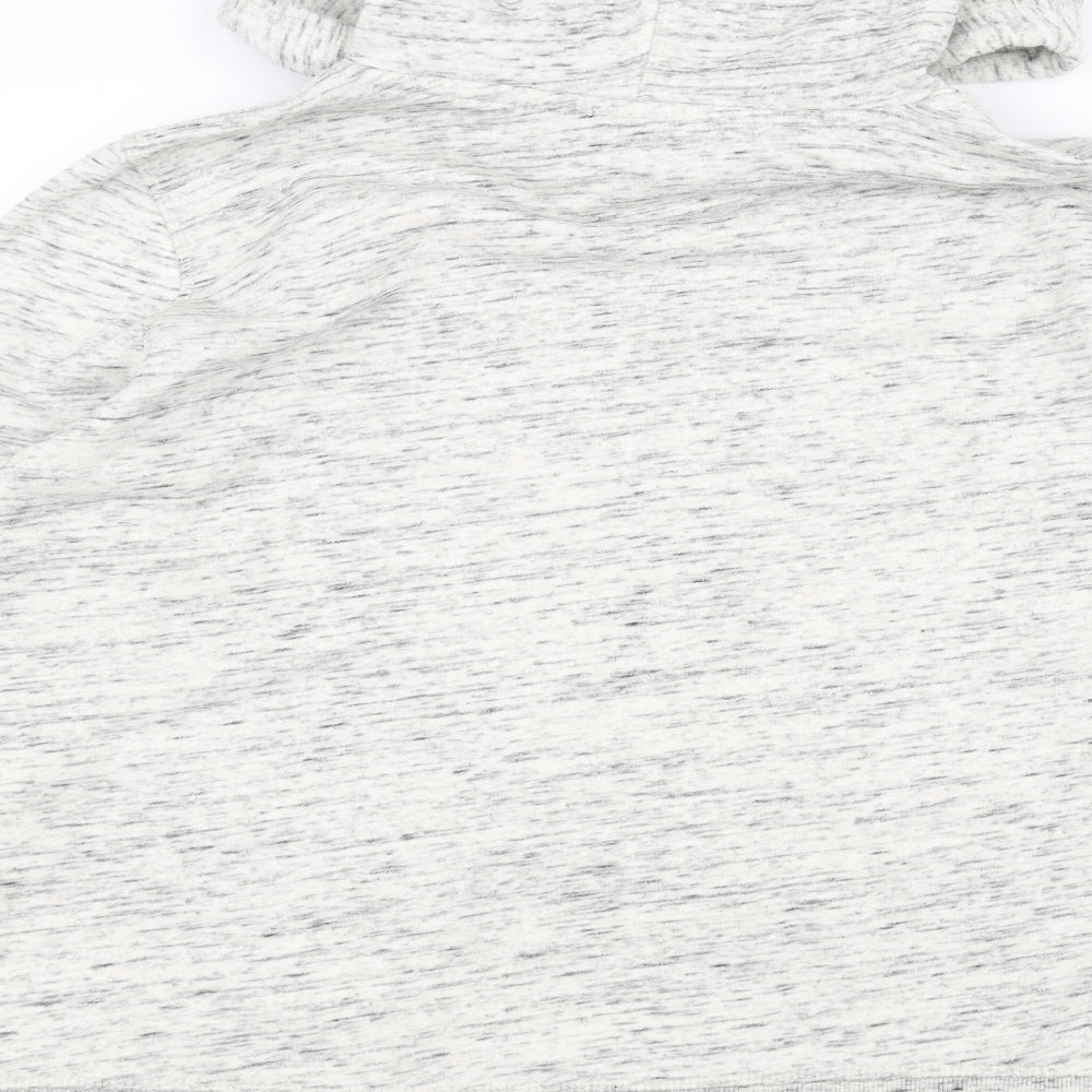 H&M Mens White   Pullover Hoodie Size L