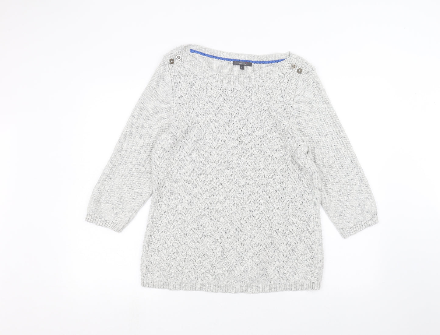 Per Una Womens Grey   Pullover Jumper Size 16