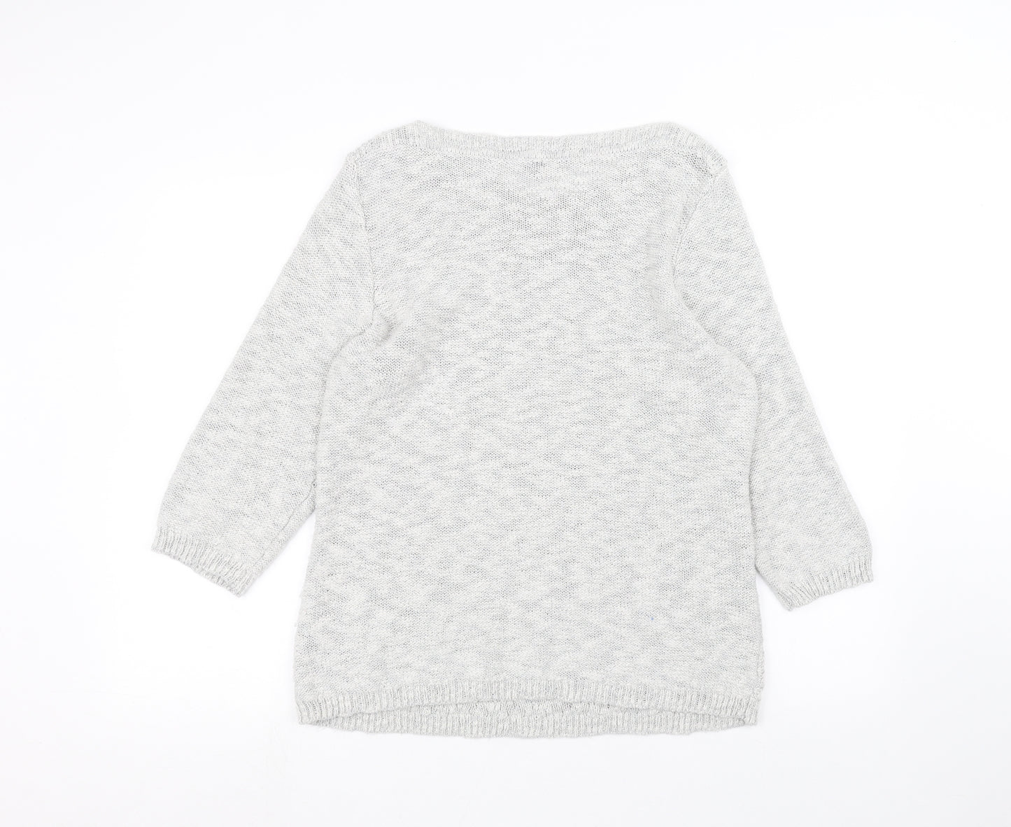Per Una Womens Grey   Pullover Jumper Size 16
