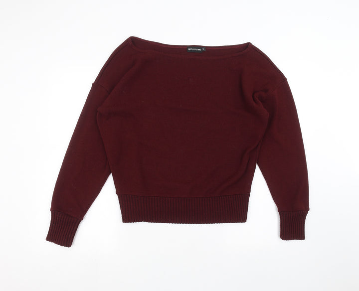 PRETTYLITTLETHING Womens Red   Pullover Jumper Size M
