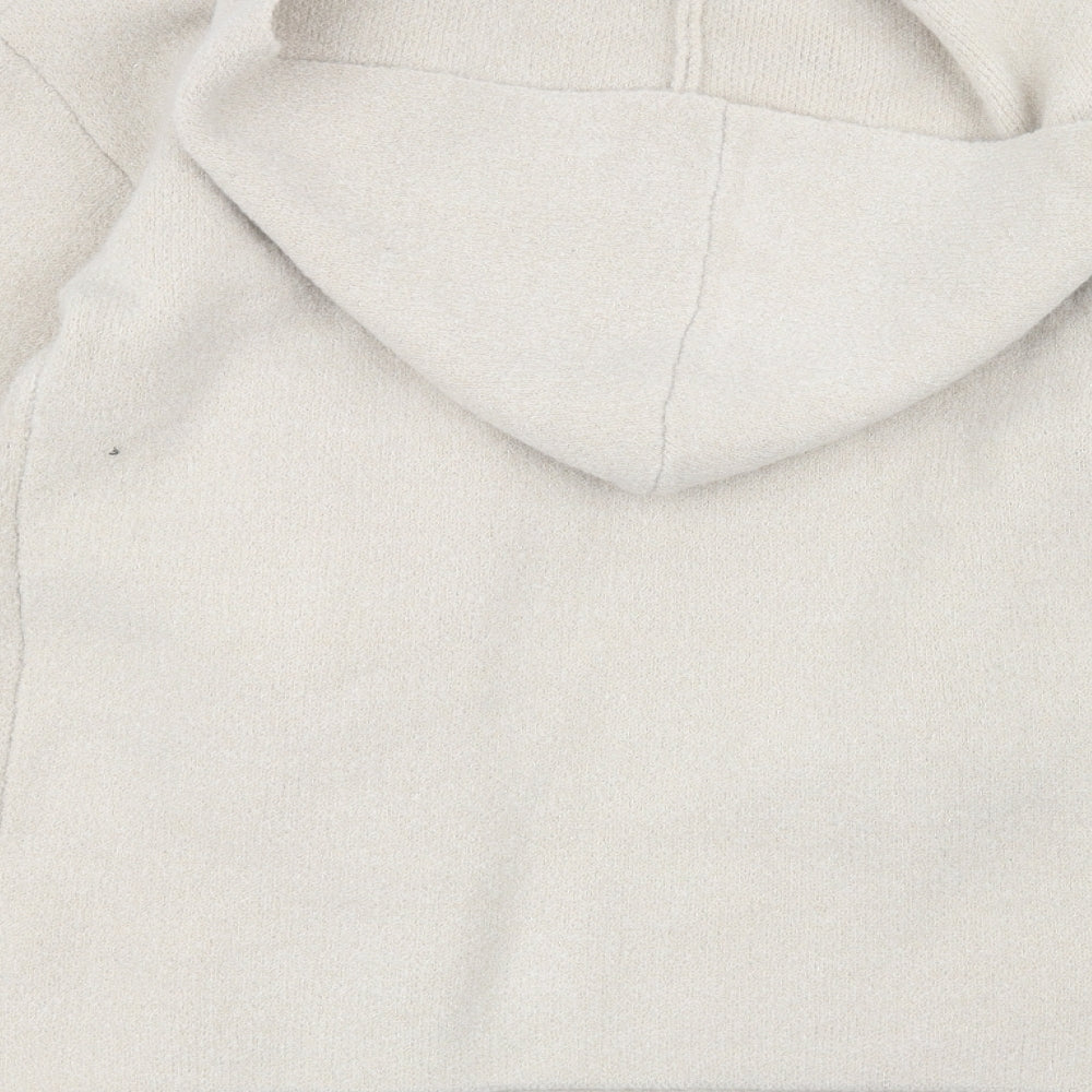 Zara Knit Womens Beige   Jacket Coatigan Size M