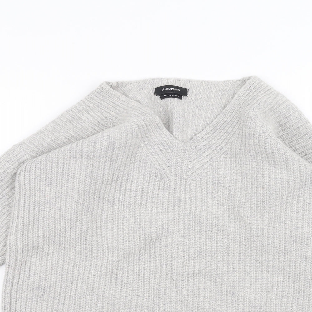 Autograph Womens Grey   Pullover Jumper Size 12