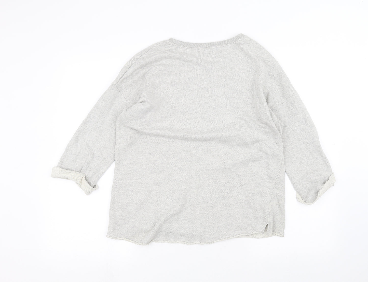 Zara Womens Grey   Pullover Jumper Size M