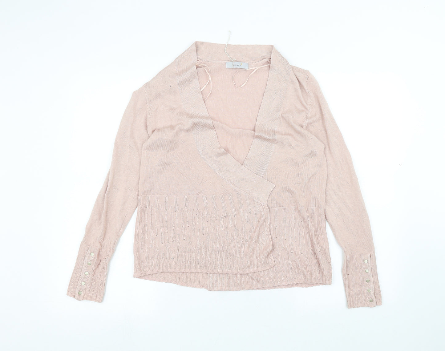 Marks and Spencer Womens Pink   Cardigan Jumper Size 12