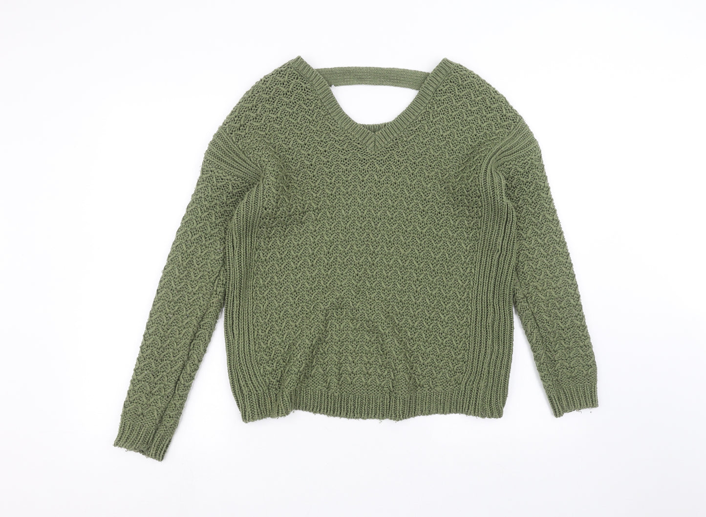 New Look Womens Green   Pullover Jumper Size S