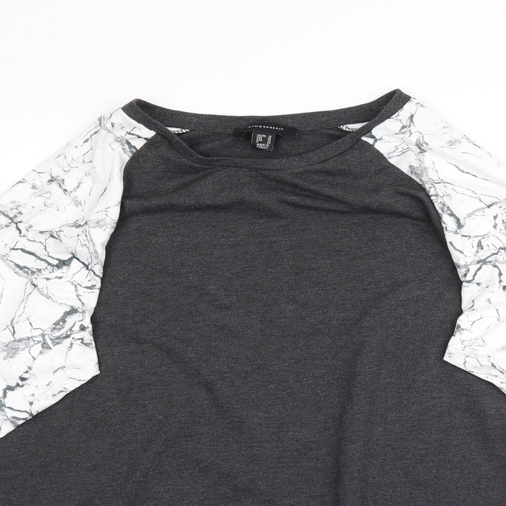 Atmosphere Womens Grey   Basic T-Shirt Size 18