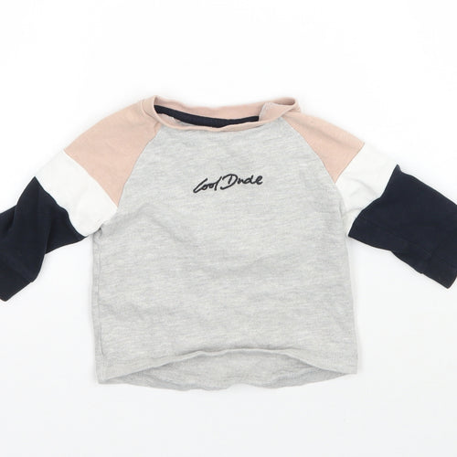 NEXT Baby Multicoloured   Basic T-Shirt Size 3-6 Months  - Cool Dude