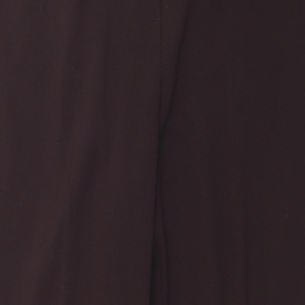 Marks and Spencer Womens Brown   Trousers  Size 14 L30 in - Work Office