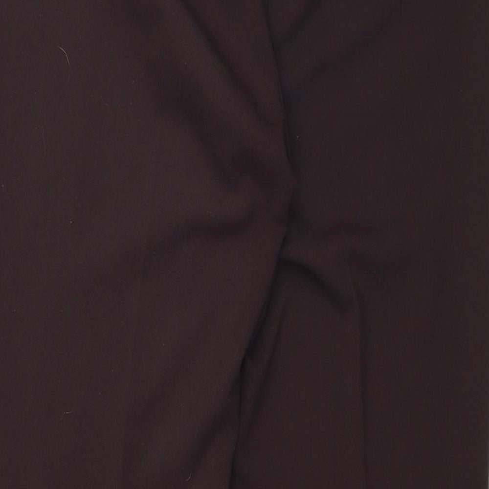 Marks and Spencer Womens Brown   Trousers  Size 14 L30 in - Work Office