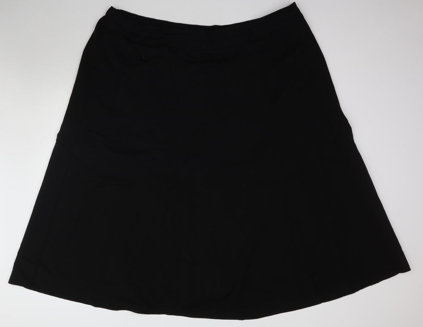 Preworn Womens Black   A-Line Skirt Size 30