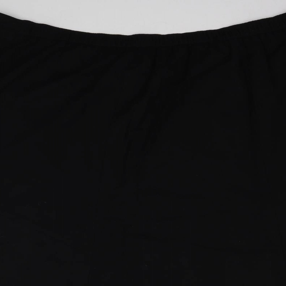 Preworn Womens Black   A-Line Skirt Size 30