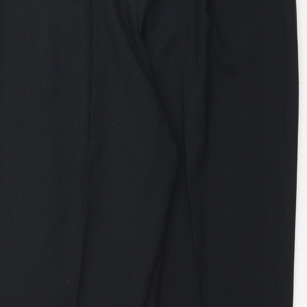 Marks and Spencer Womens Blue   Trousers  Size 14 L28 in - Striped Stitch detailing