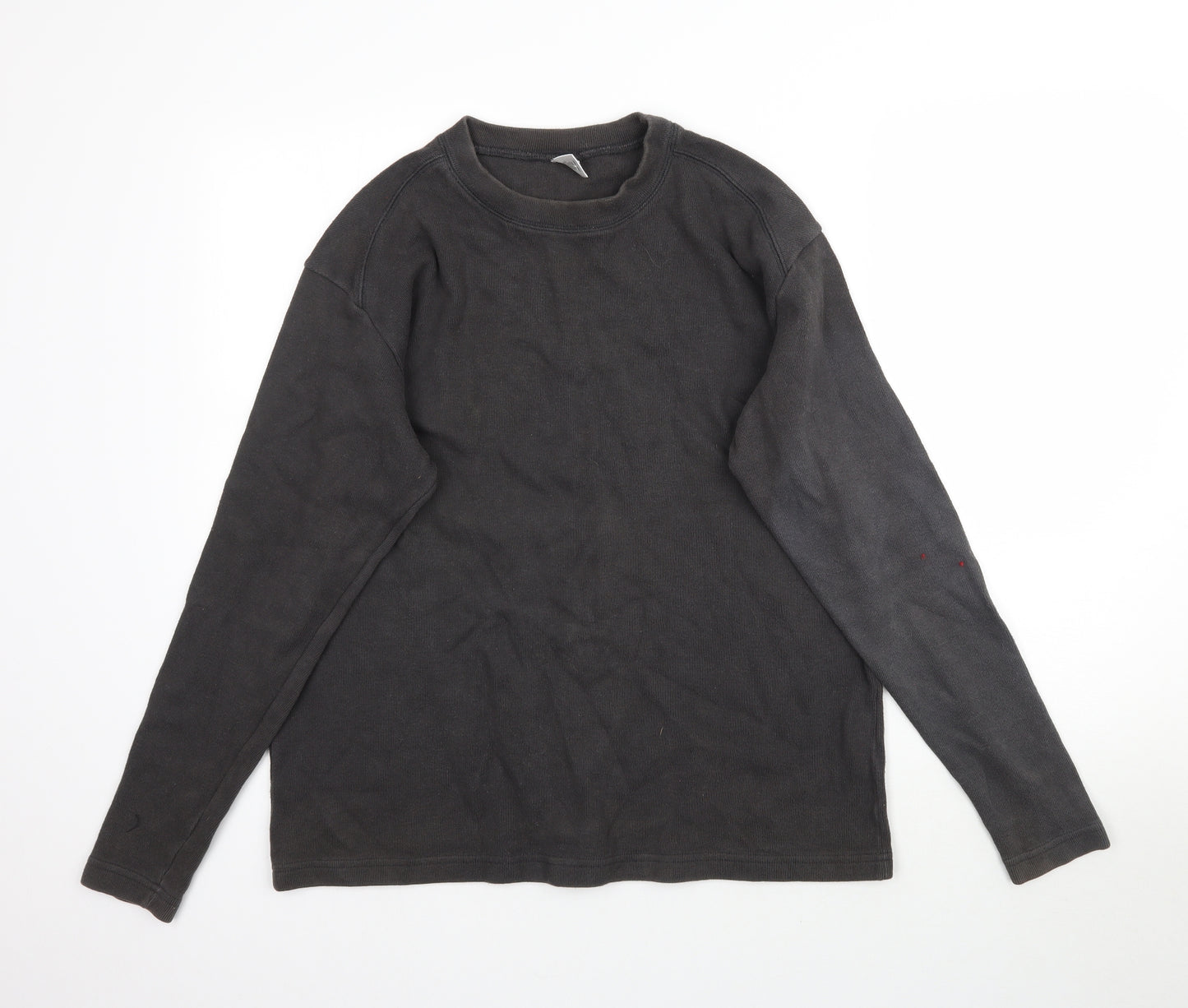 Peruvian Mens Grey   Pullover Sweatshirt Size M