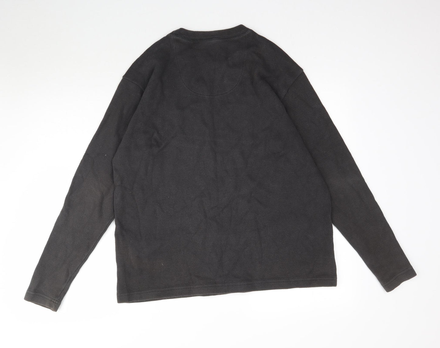 Peruvian Mens Grey   Pullover Sweatshirt Size M