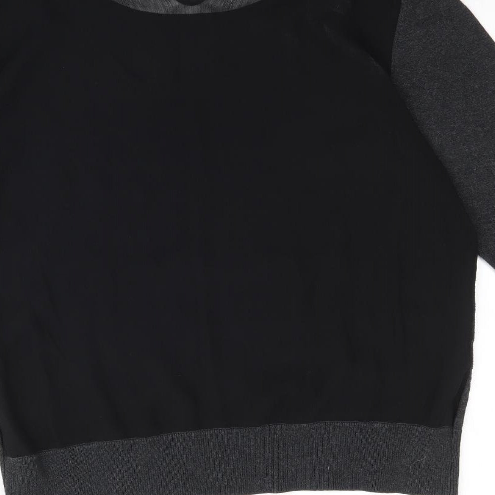 NEXT Womens Grey  Knit Basic Blouse Size 16