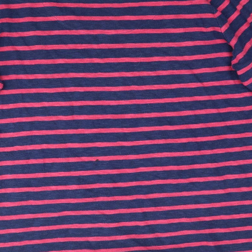 Per Una Womens Multicoloured Striped Knit Basic T-Shirt Size 18