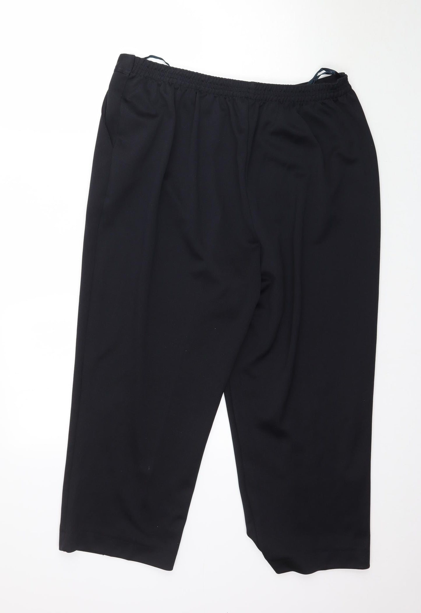 BM Womens Blue   Capri Trousers Size 18 L24 in