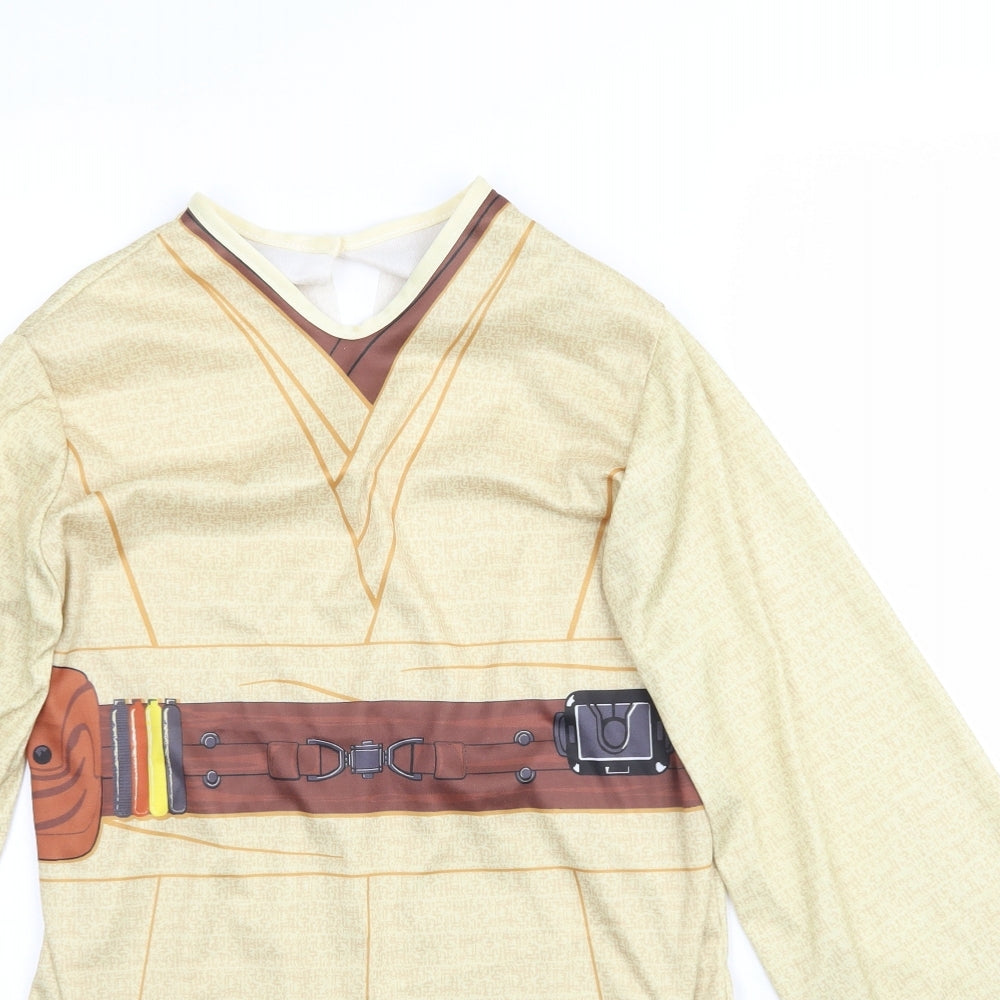 Star Wars Boys Yellow   Basic Casual Size M  - Star Wars Jedi Costume