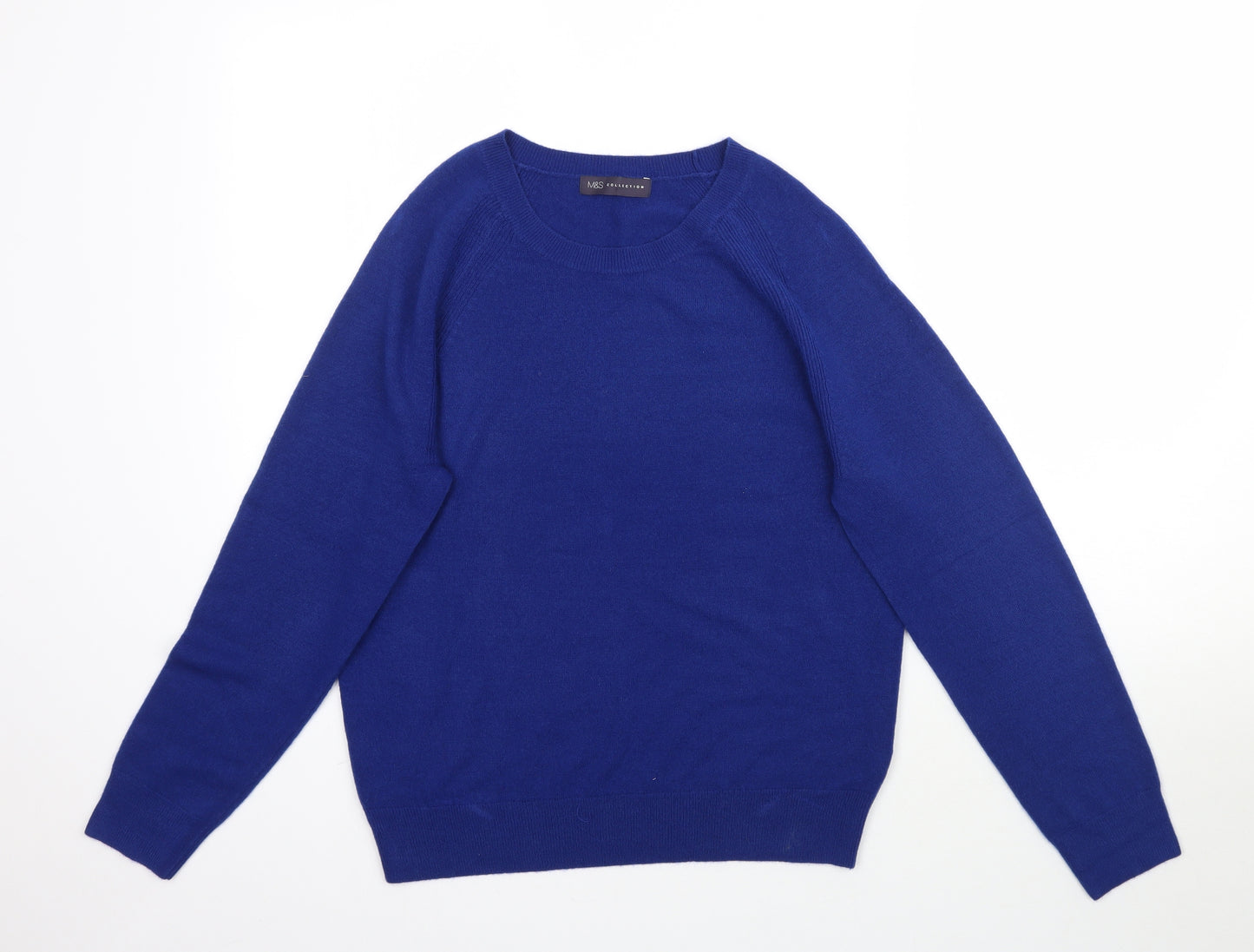 Marks and Spencer Womens Blue  Knit Pullover Jumper Size 12