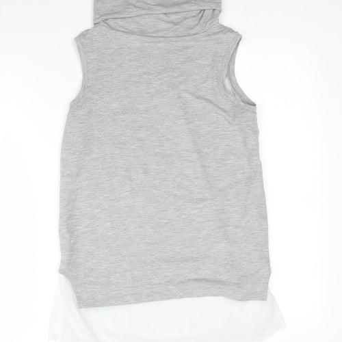 Select Womens Grey   Basic T-Shirt Size 10