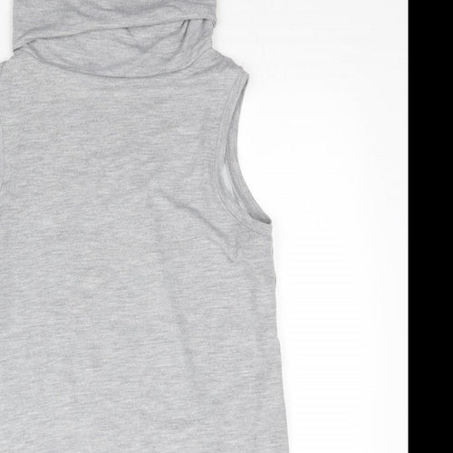 Select Womens Grey   Basic T-Shirt Size 10