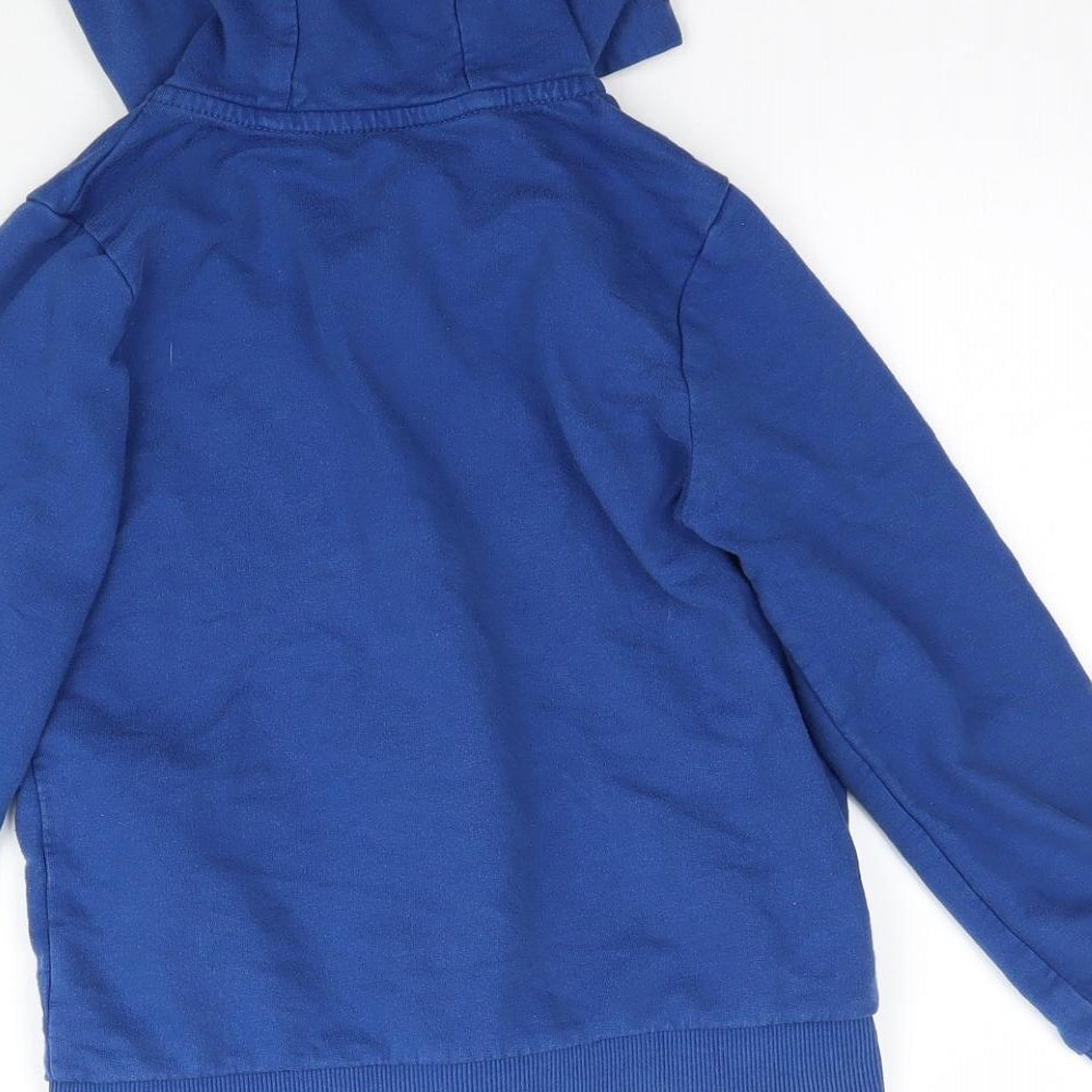 Nutmeg Boys Blue   Full Zip Hoodie Size 6-7 Years  - San Francisco
