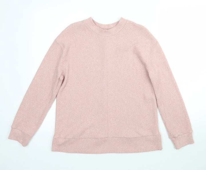 TU Womens Pink Knit Pullover Jumper Size 10