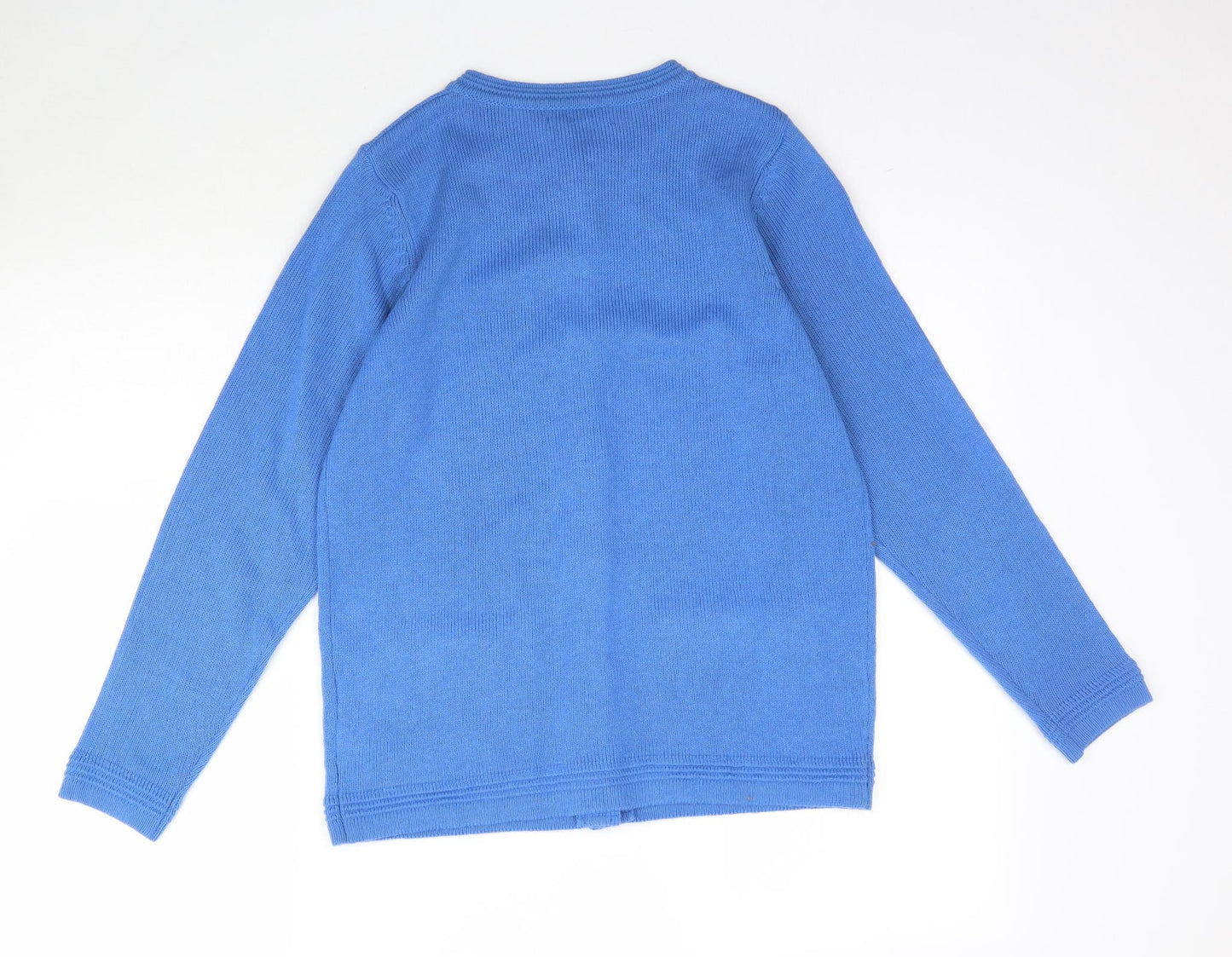 Marks and Spencer Womens Blue  Knit Cape Jumper Size 10