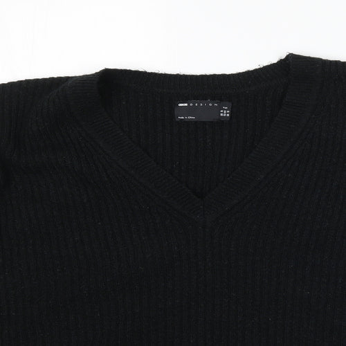 ASOS Womens Black  Knit Pullover Jumper Size 16