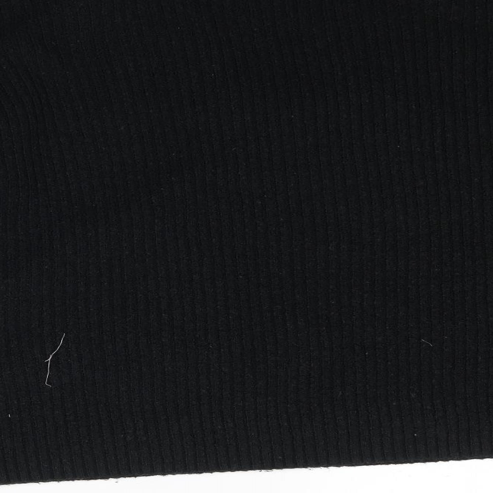 ASOS Womens Black  Knit Pullover Jumper Size 16